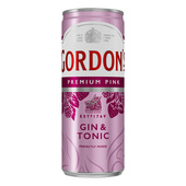 Gordon's gin tonic premium pink