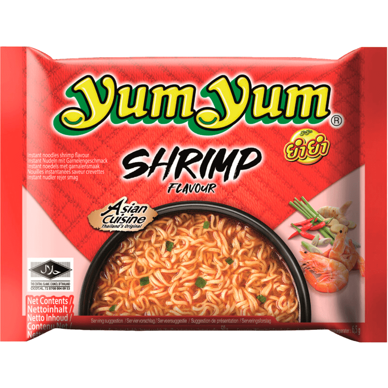 Yum Yum Instant noedels garnalensmaak 5 st