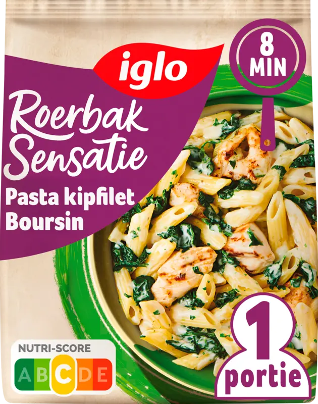 Iglo Roerbak sensatie pasta kipfilet