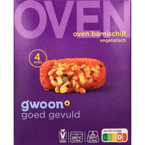 G'woon Oven bamischijven 4 st.