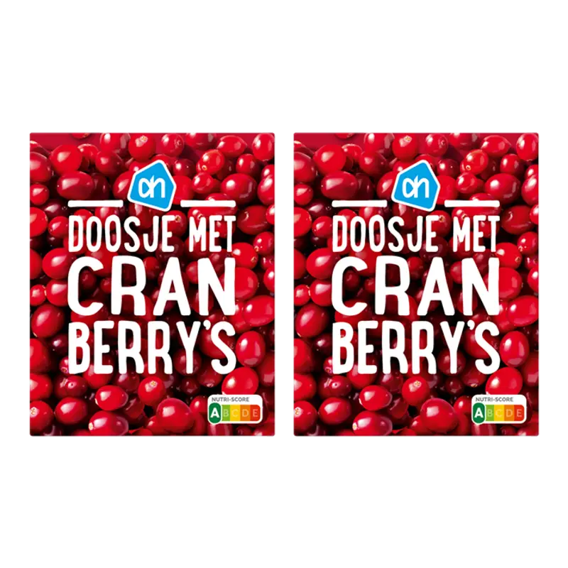 AH Doosje met cranberries 2-pack