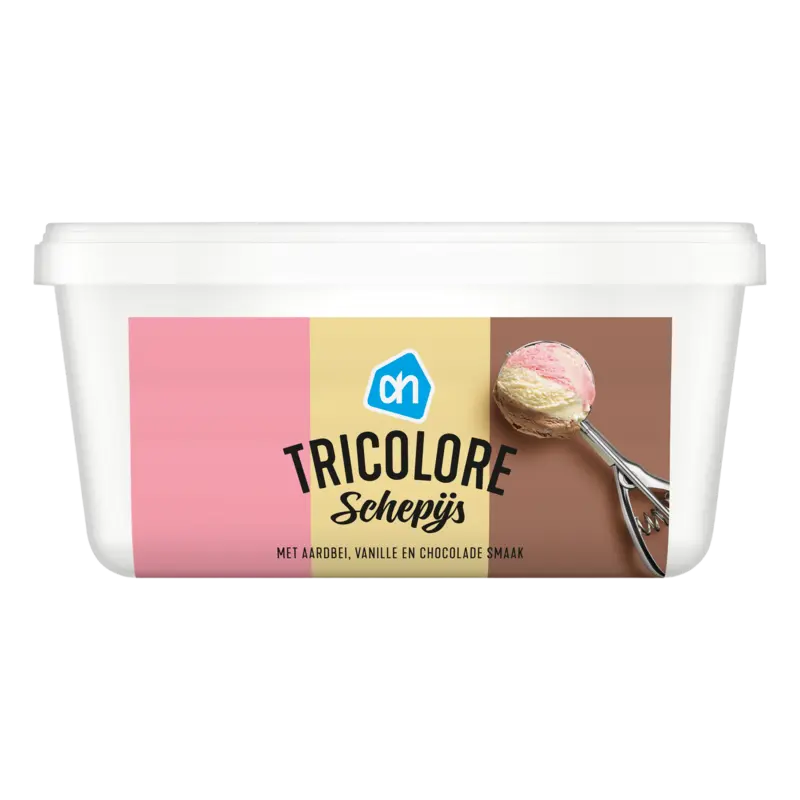 AH Ah schepijs tricolore