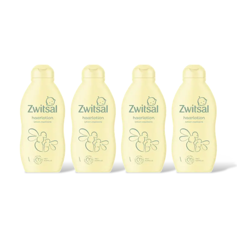 Zwitsal Baby goedemorgen haarlotion 4-pack