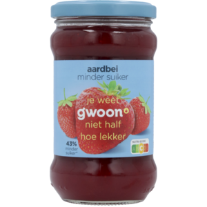 G'woon Aardbeien Jam Minder Suiker