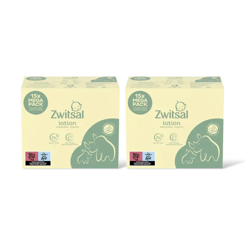 Zwitsal Lotion billendoekjes voordeelpak 2-pack
