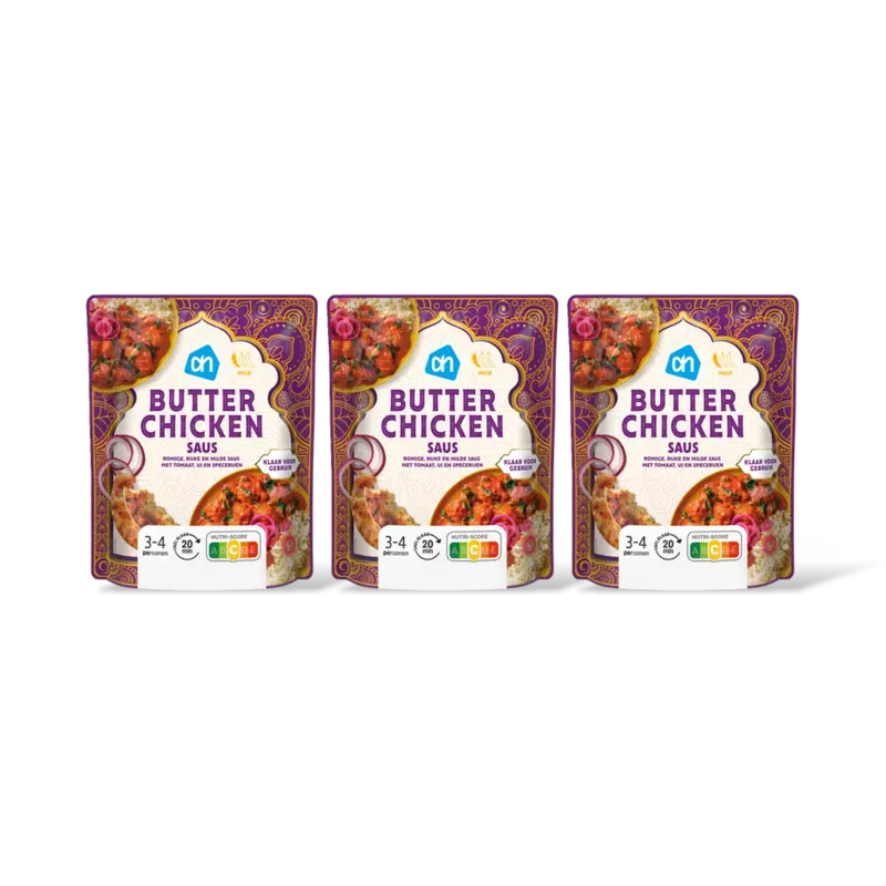 AH Butter chicken saus 3-pack