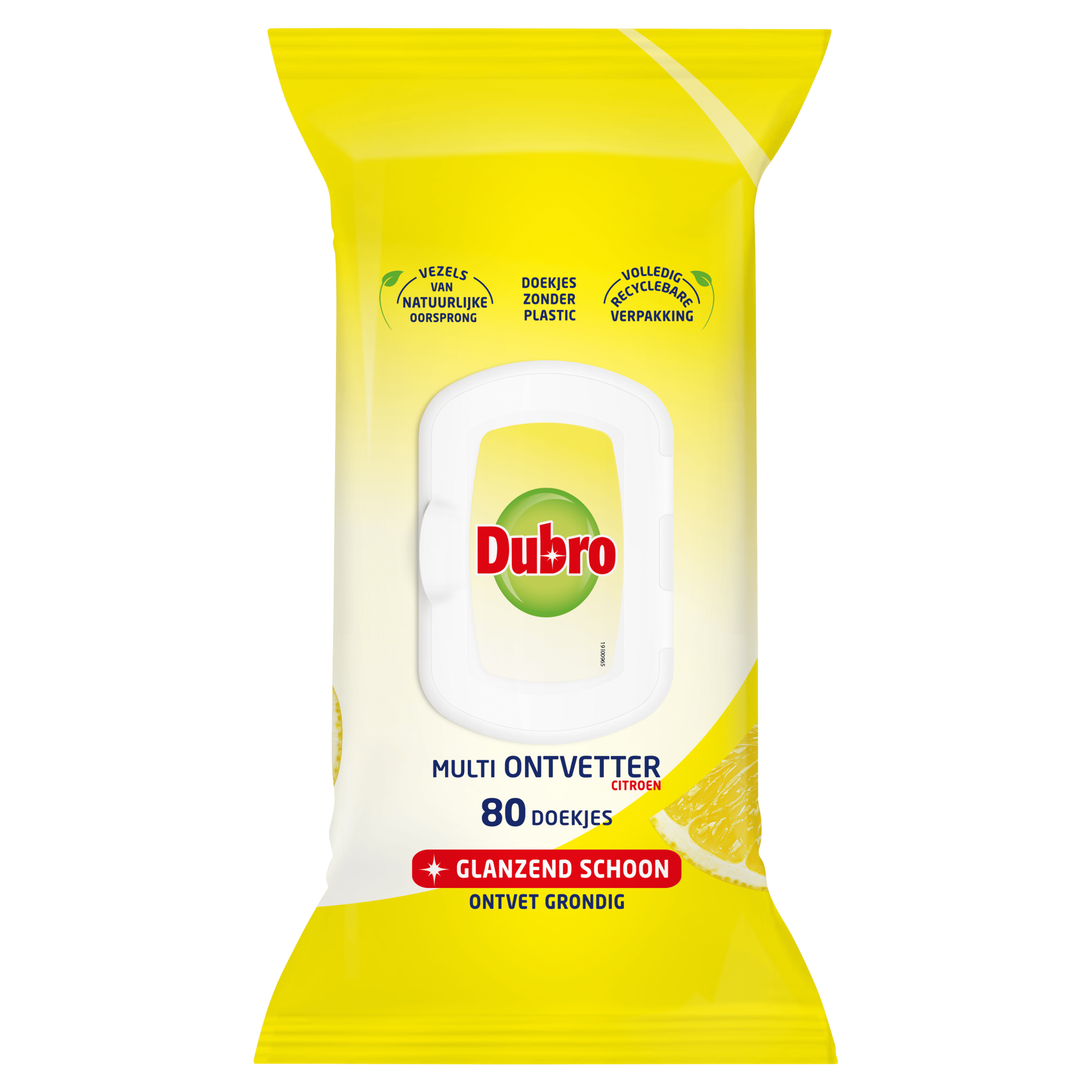 Dubro Multi ontvetter doekjes citroen