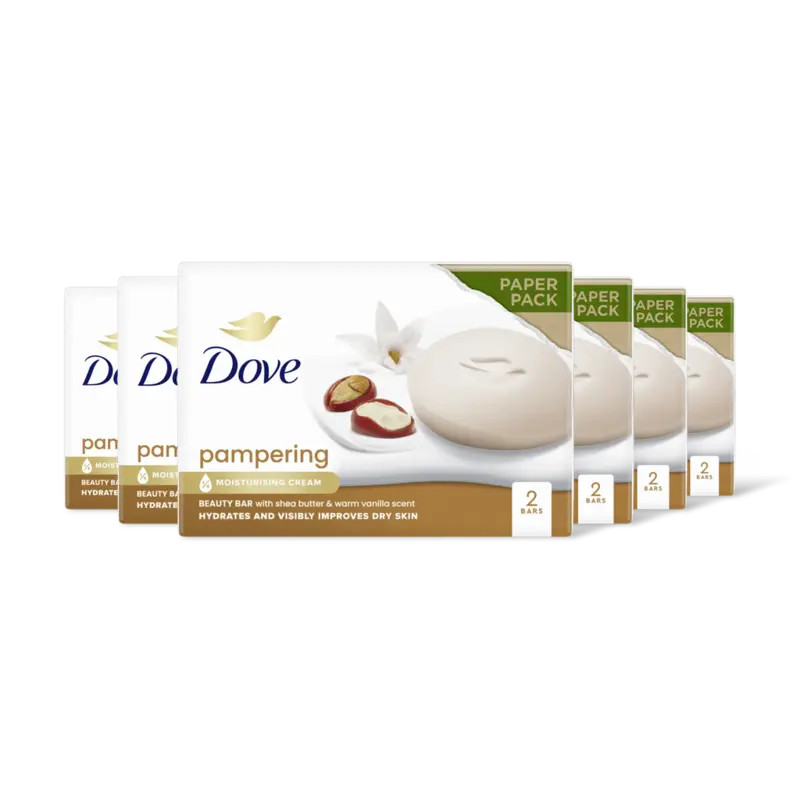 Dove Pampering beauty cream bar 6-pack