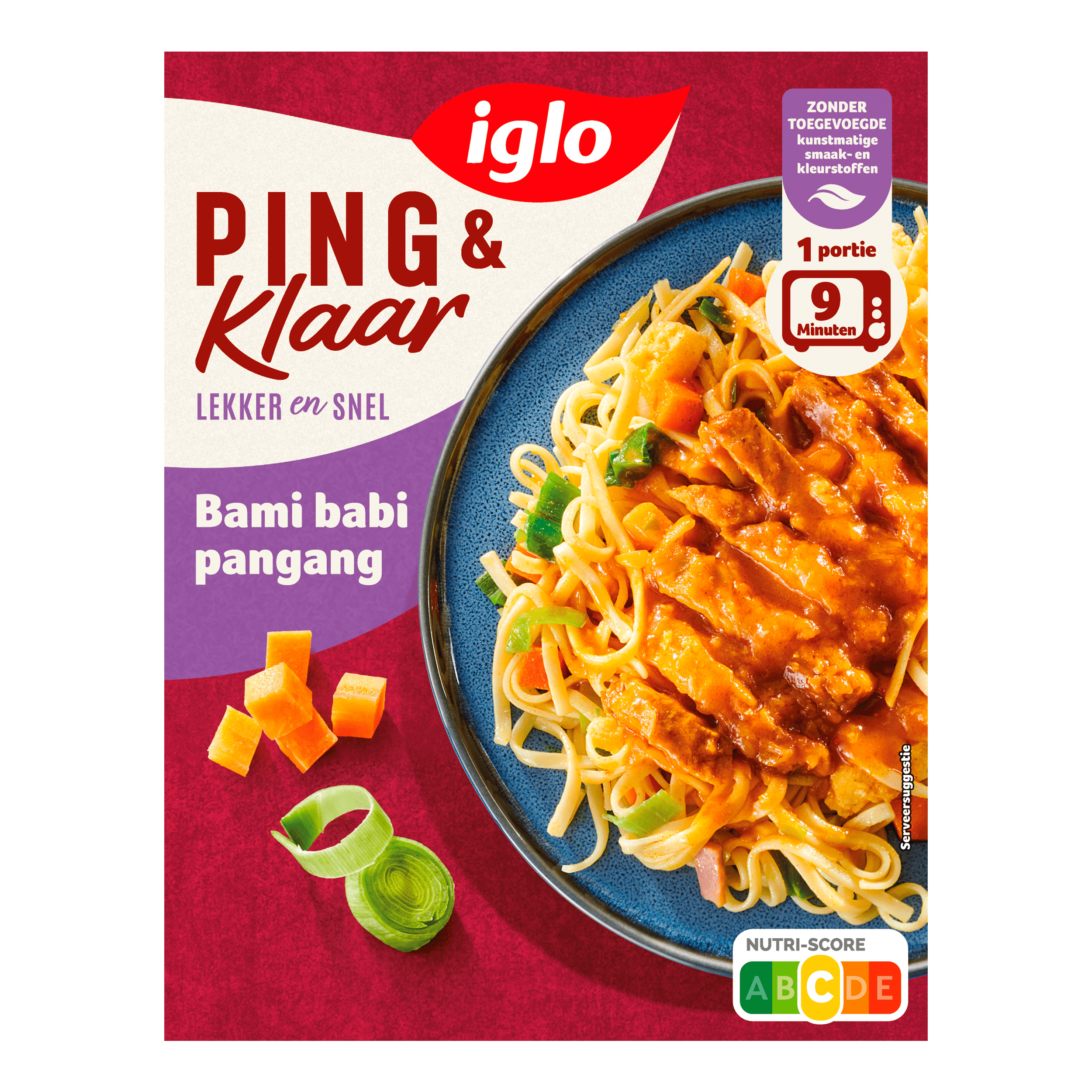 Iglo Ping & Klaar Babi Pangang met Bami