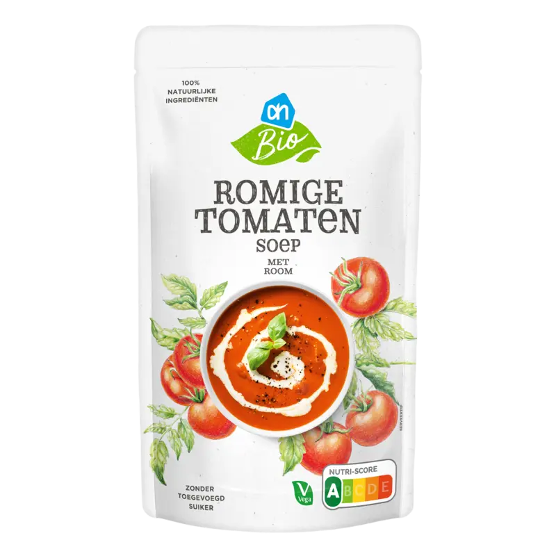 AH Biologisch Romige tomatensoep met room