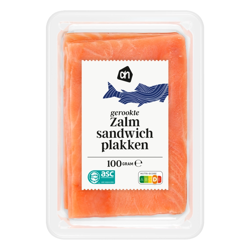 AH Sandwich zalmplakken