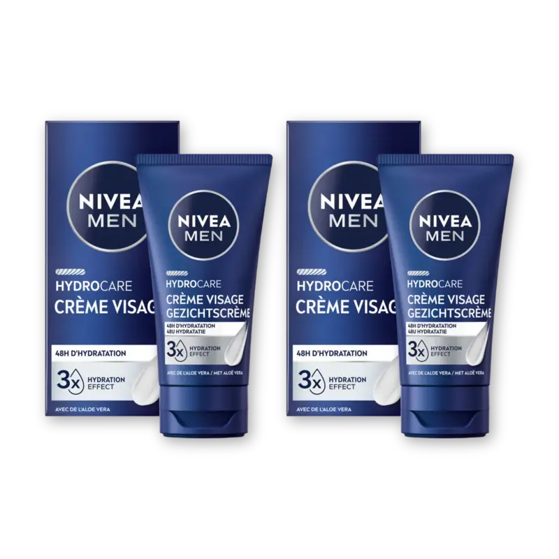 NIVEA Men protect & care gezichtscreme 2-pack