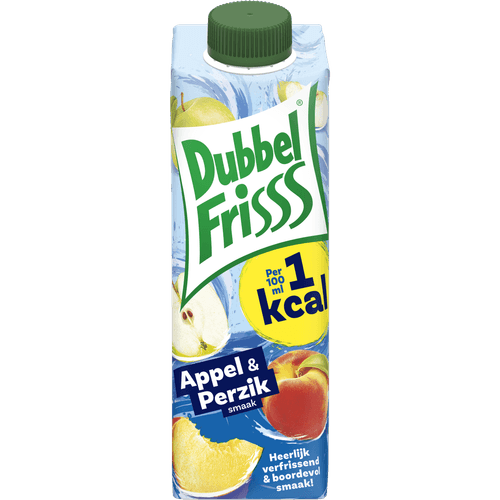 Dubbelfrisss Appel perzik 1kcal