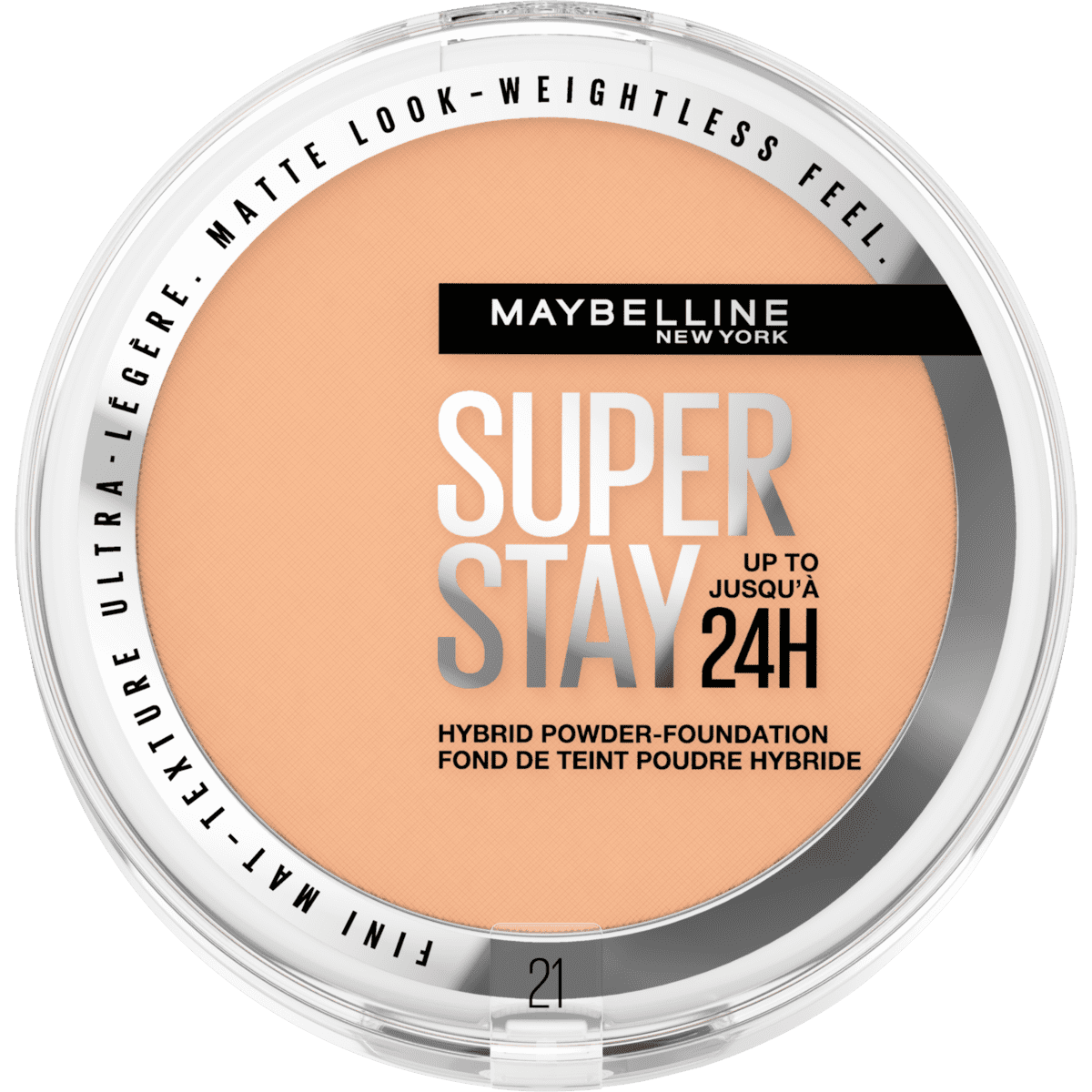 Maybelline New York SuperStay 24H Hybrid Powder Foundation 21