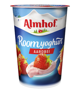 Almhof Roomyoghurt Aardbei