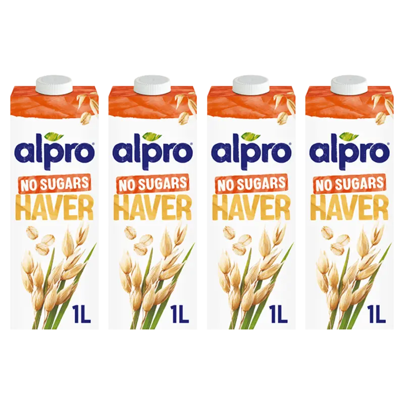 Alpro Haverdrink zonder suikers 4-pack