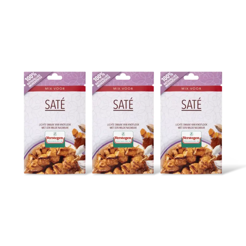 Verstegen Kruidenmix voor saté 3-pack