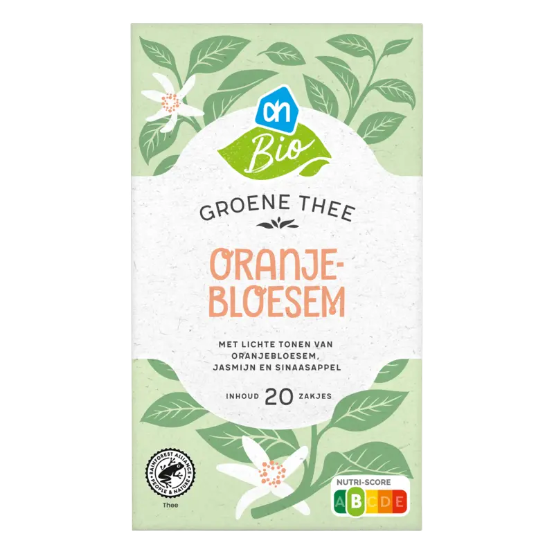 AH Biologisch Groene thee oranjebloesem