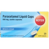 Roter paracetamol capsules