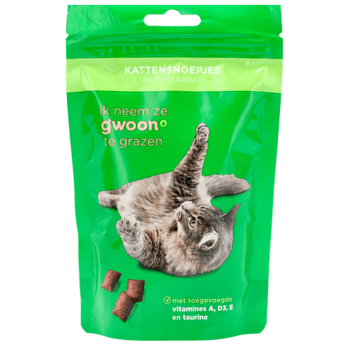 G'woon Kattensnoepjes anti haarbal