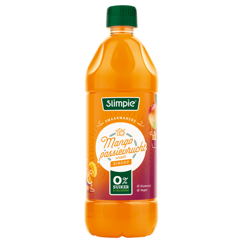 Slimpie Limonadesiroop mango-passievrucht 0%