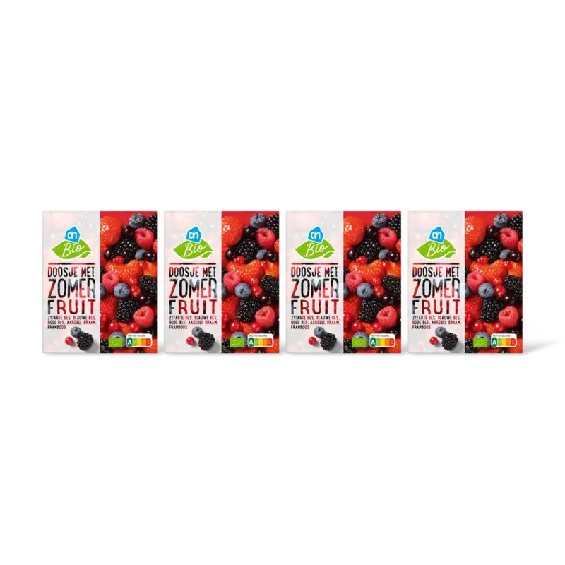 AH Biologisch Doosje met zomerfruit 4-pack