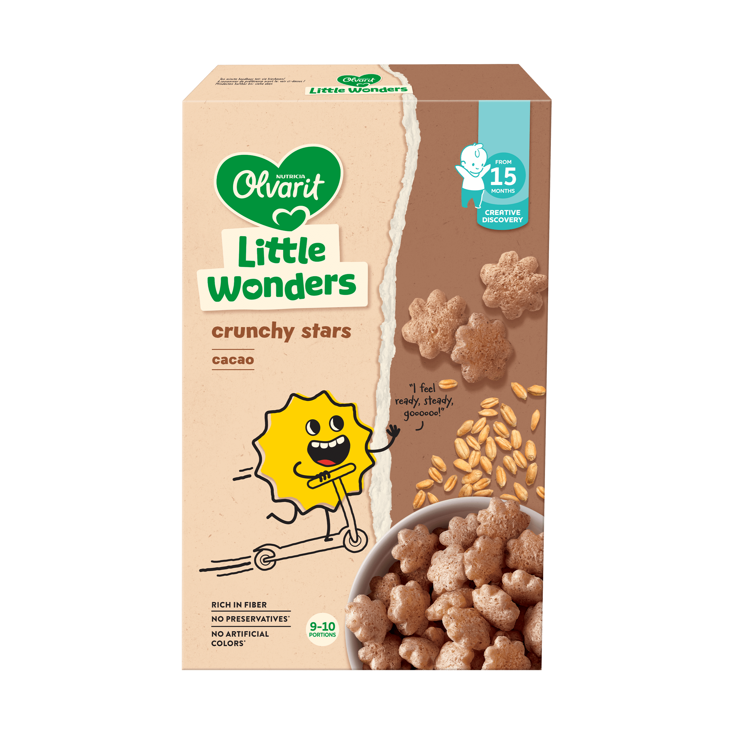 Olvarit Up! Peuter crunchies cacao +12m
