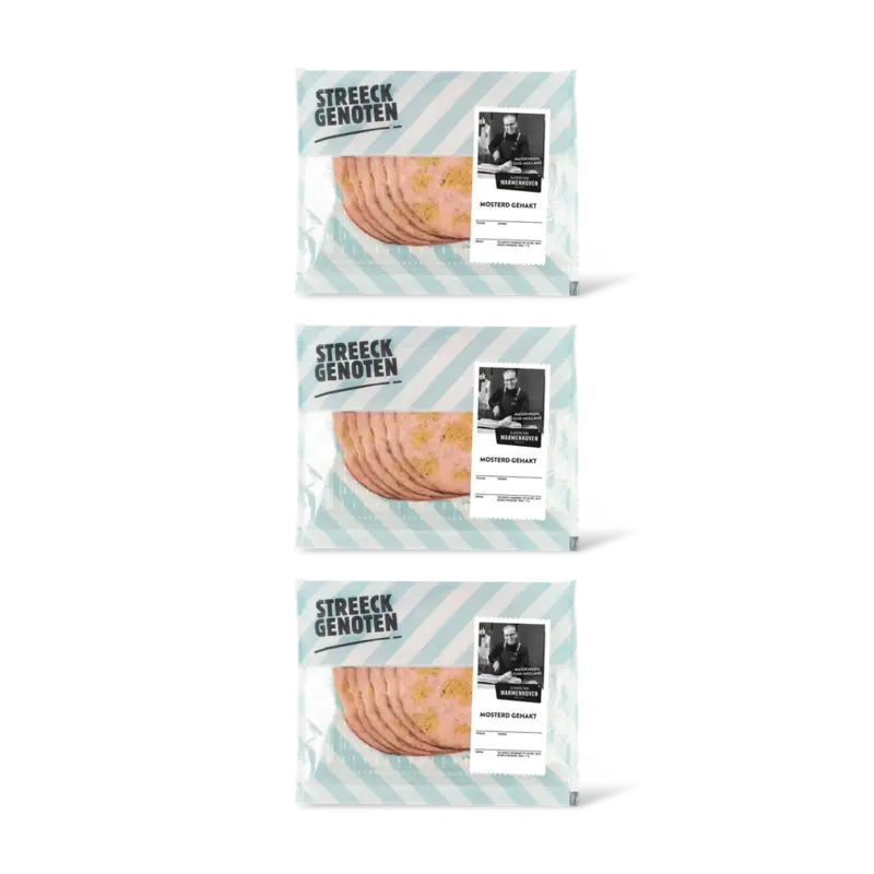 Streeckgenoten Mosterdgehakt 3-pack