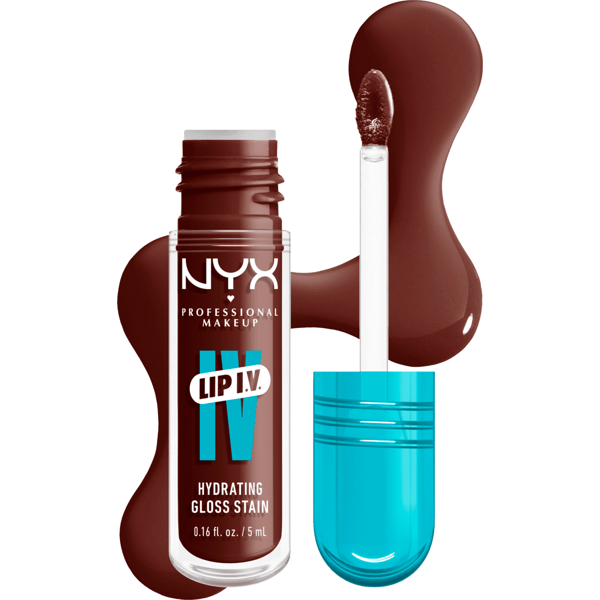 NYX Professional Makeup Lip IV Hydraterende Lipgloss Stain Mocha Me Wet