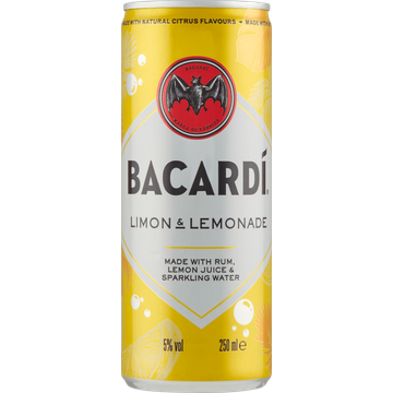 Bacardi Limon & Lemonade 250 ML