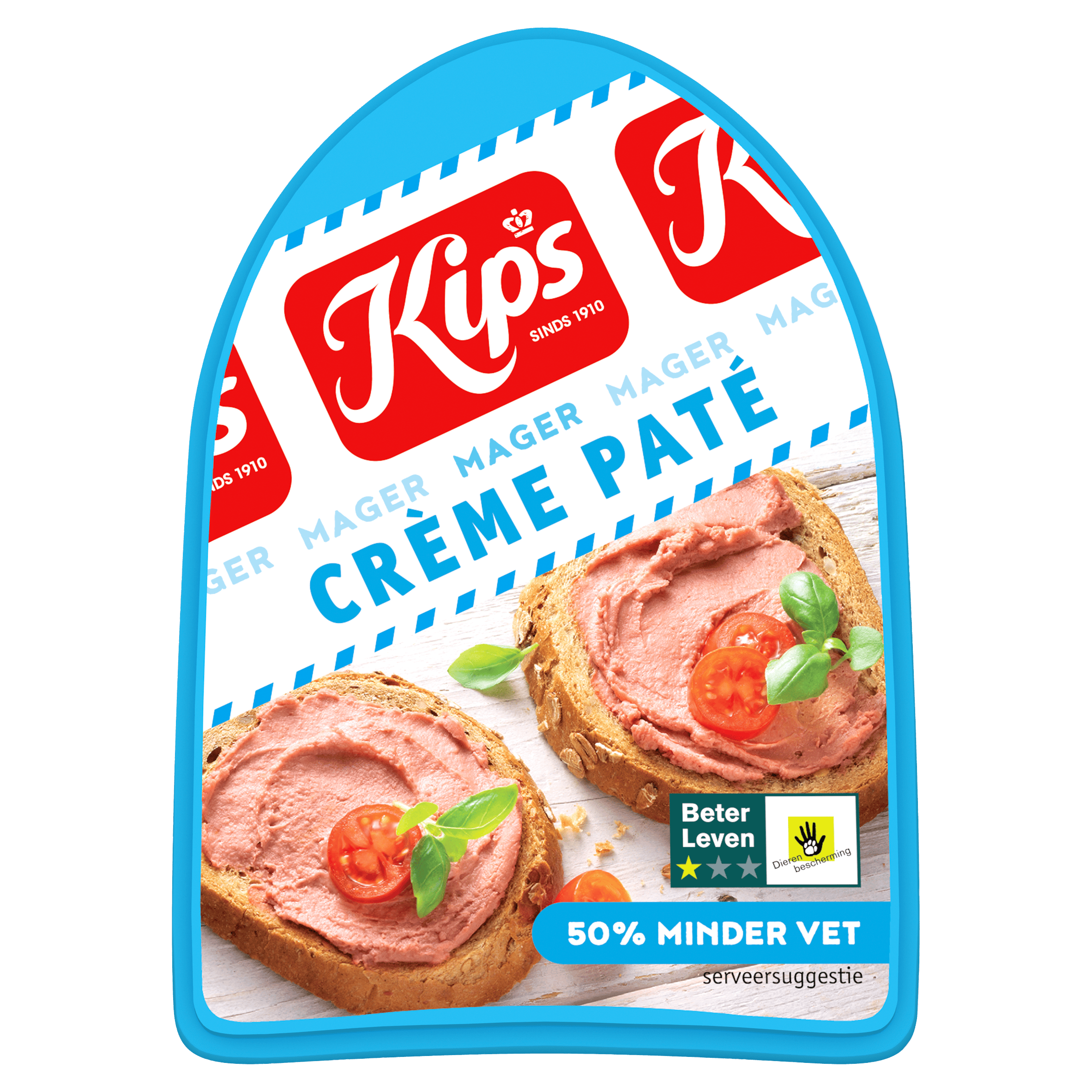 Kips Magere smeerpaté creme