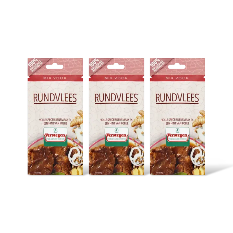 Verstegen Kruidenmix voor rundvlees 3-pack