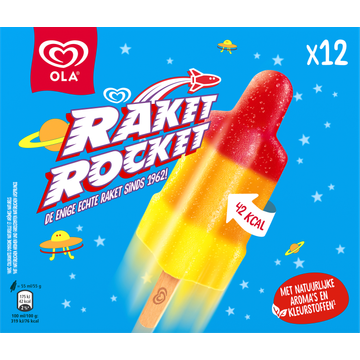 Ola IJs Raket 12 stuks 12 x 55ml