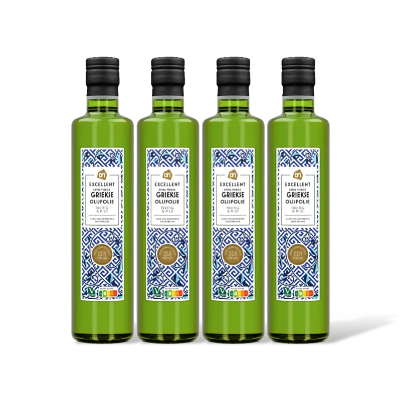 AH Excellent Griekse olijfolie extra vierge 4-pack