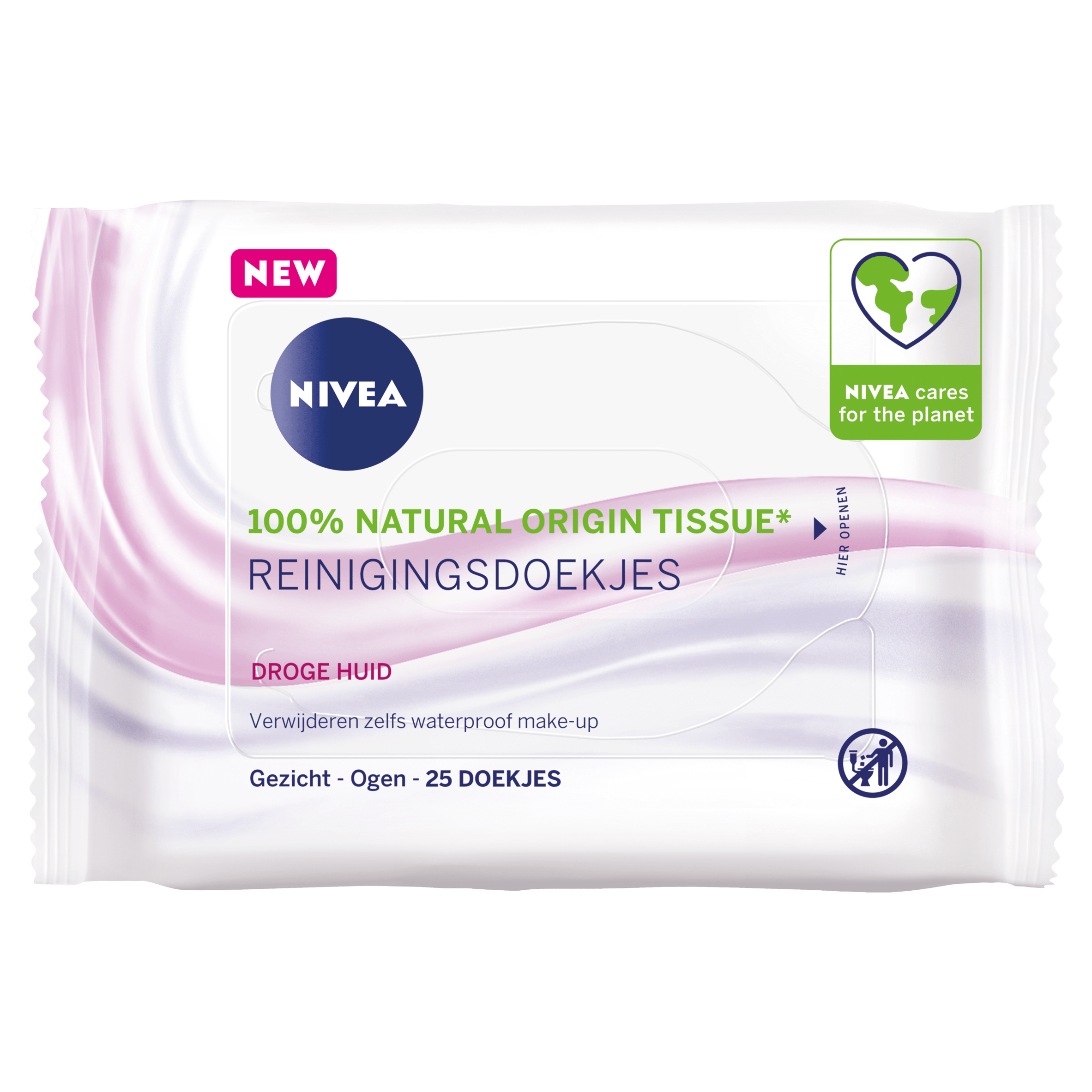 Nivea 3-In-1 Verzachtende Reinigingsdoekjes