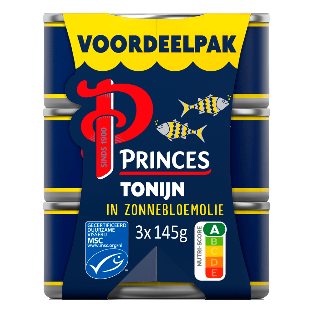 Princes Tonijnstukken zonneblo MSC 3p