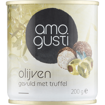 Amogusti Olijven gevuld met truffel 200 g