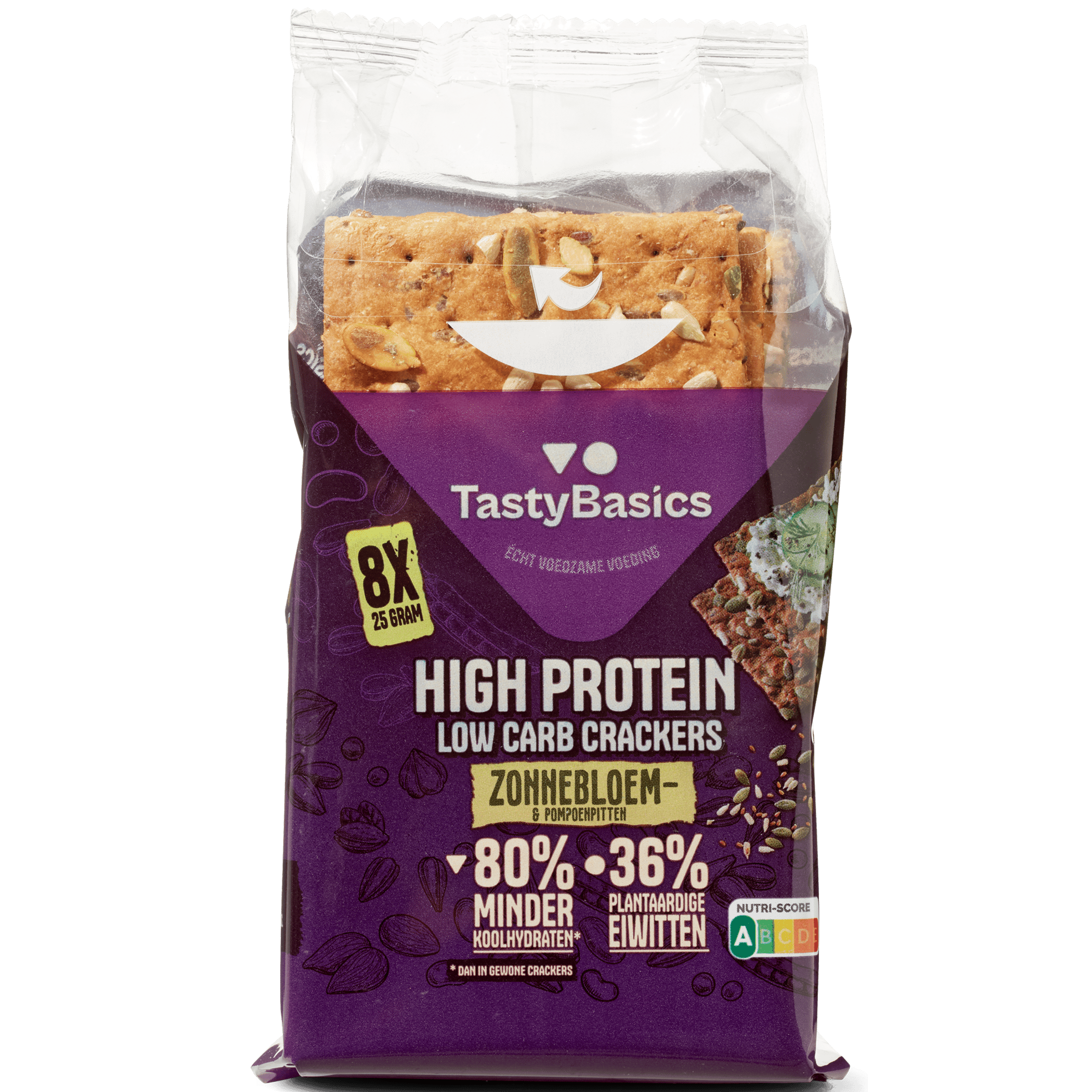 TastyBasics Cracker zonnebloem pompoenpit
