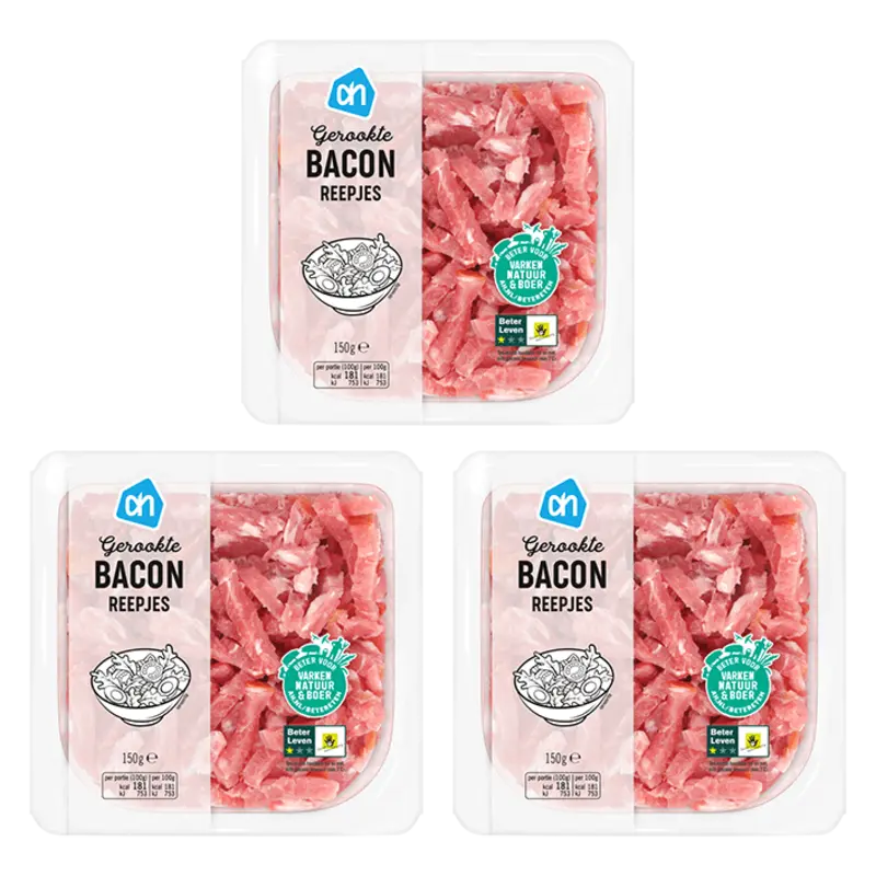 AH Bacon reepjes 3-pack