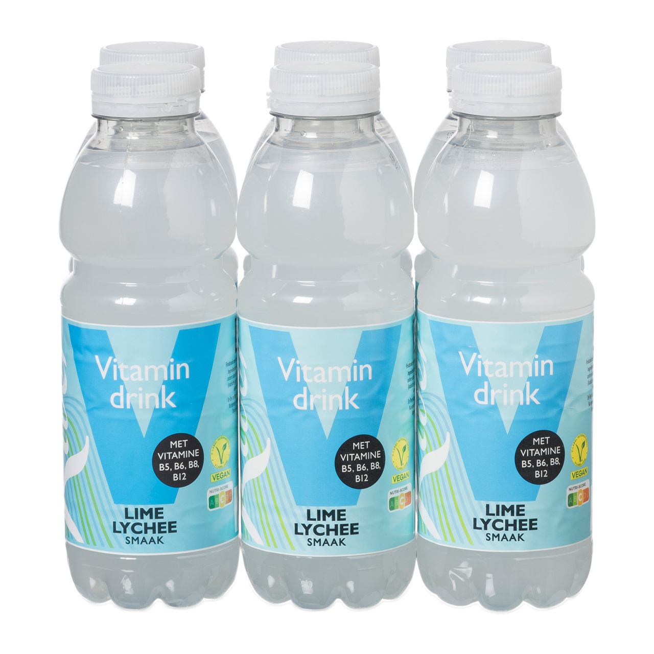 6-pack vitaminewater limoen-lychee