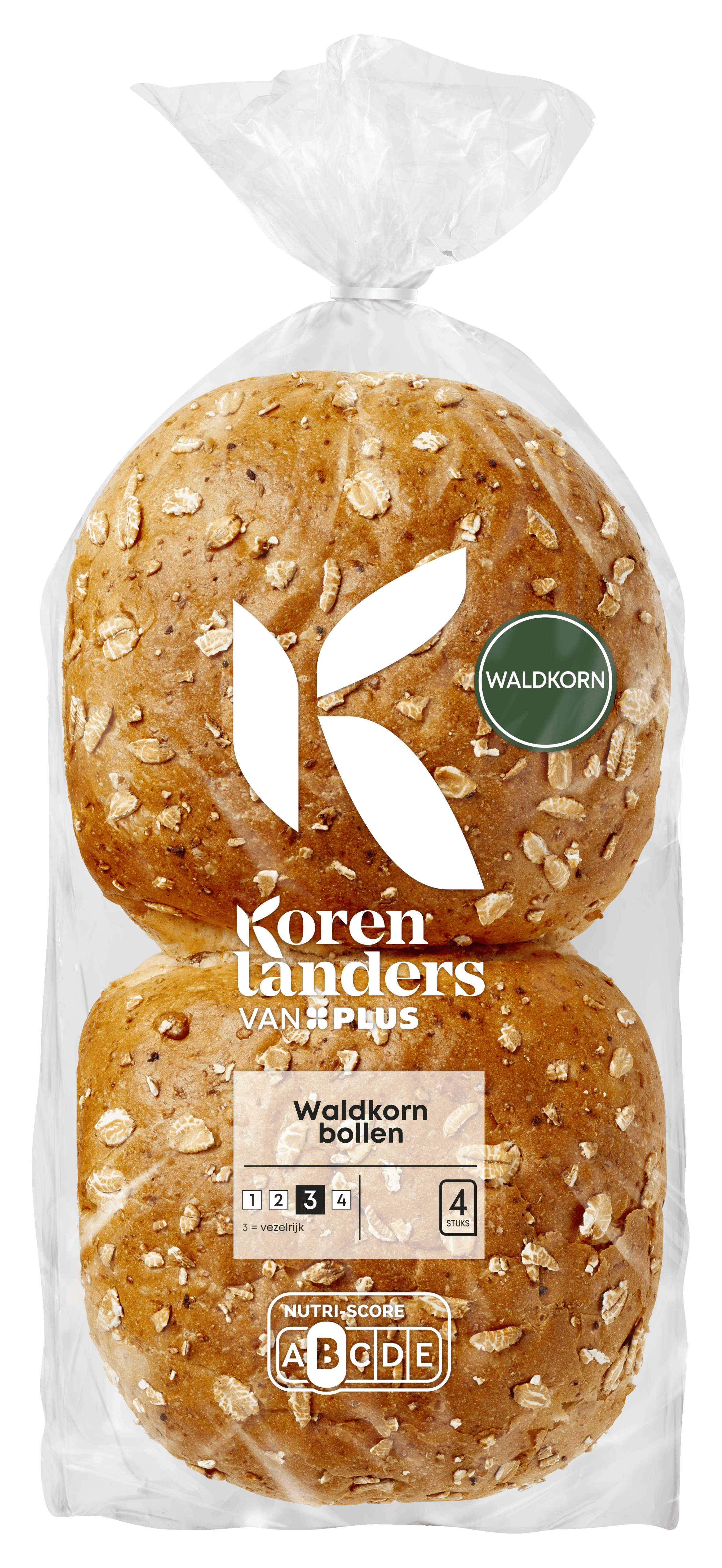 PLUS Korenlanders Waldkorn bollen