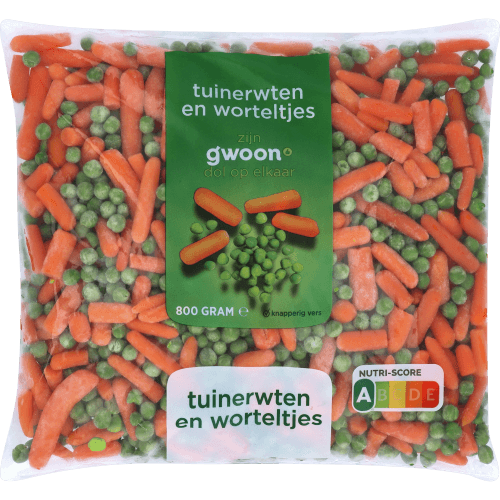 G'woon Tuinerwten wortelen