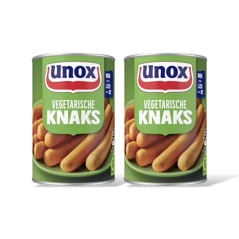 Unox Vegetarische knaks 2-pack