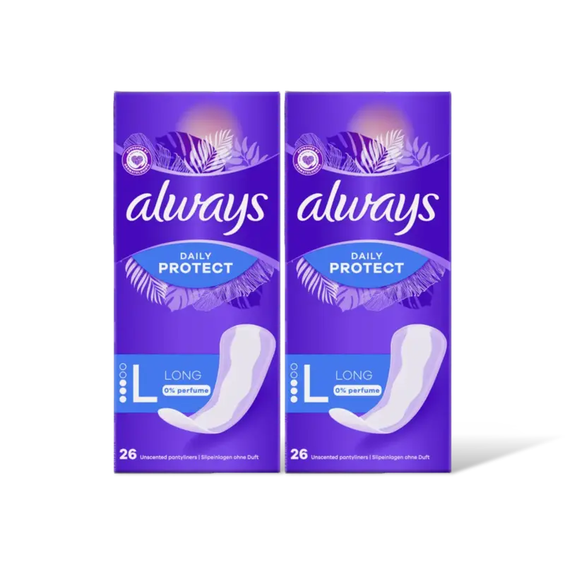 Always Daily protect long inlegkruisjes 2-pack