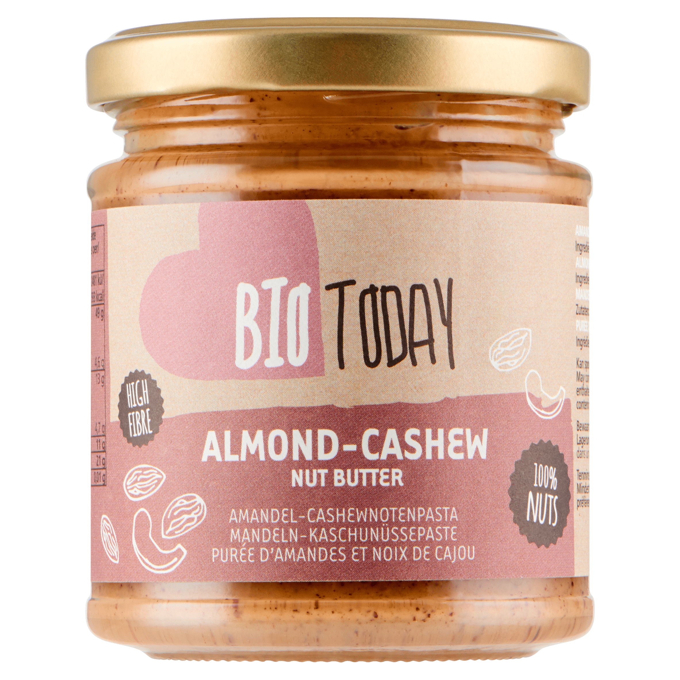 BioToday Amandel-cashewnotenpasta biologisch
