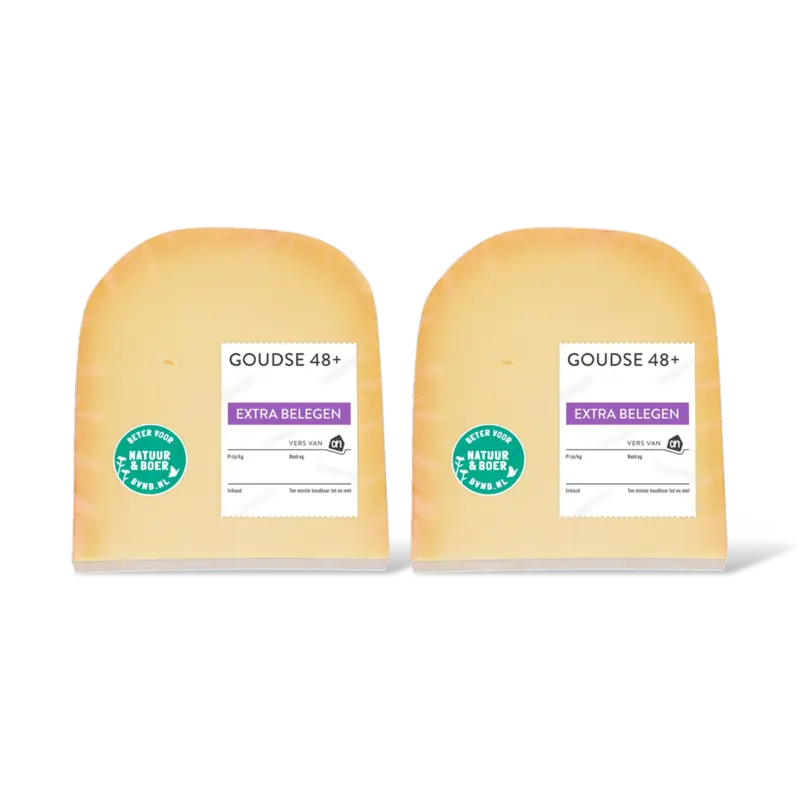 AH Goudse extra belegen 48+ stuk 2-pack