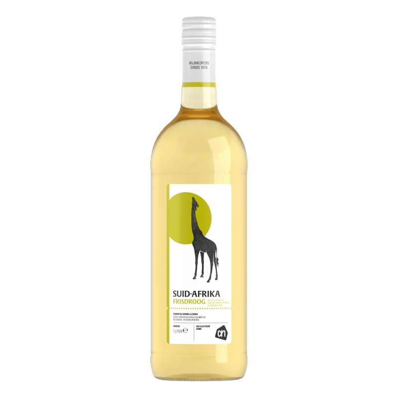 AH Fris & droge Zuid-Afrikaanse witte wijn