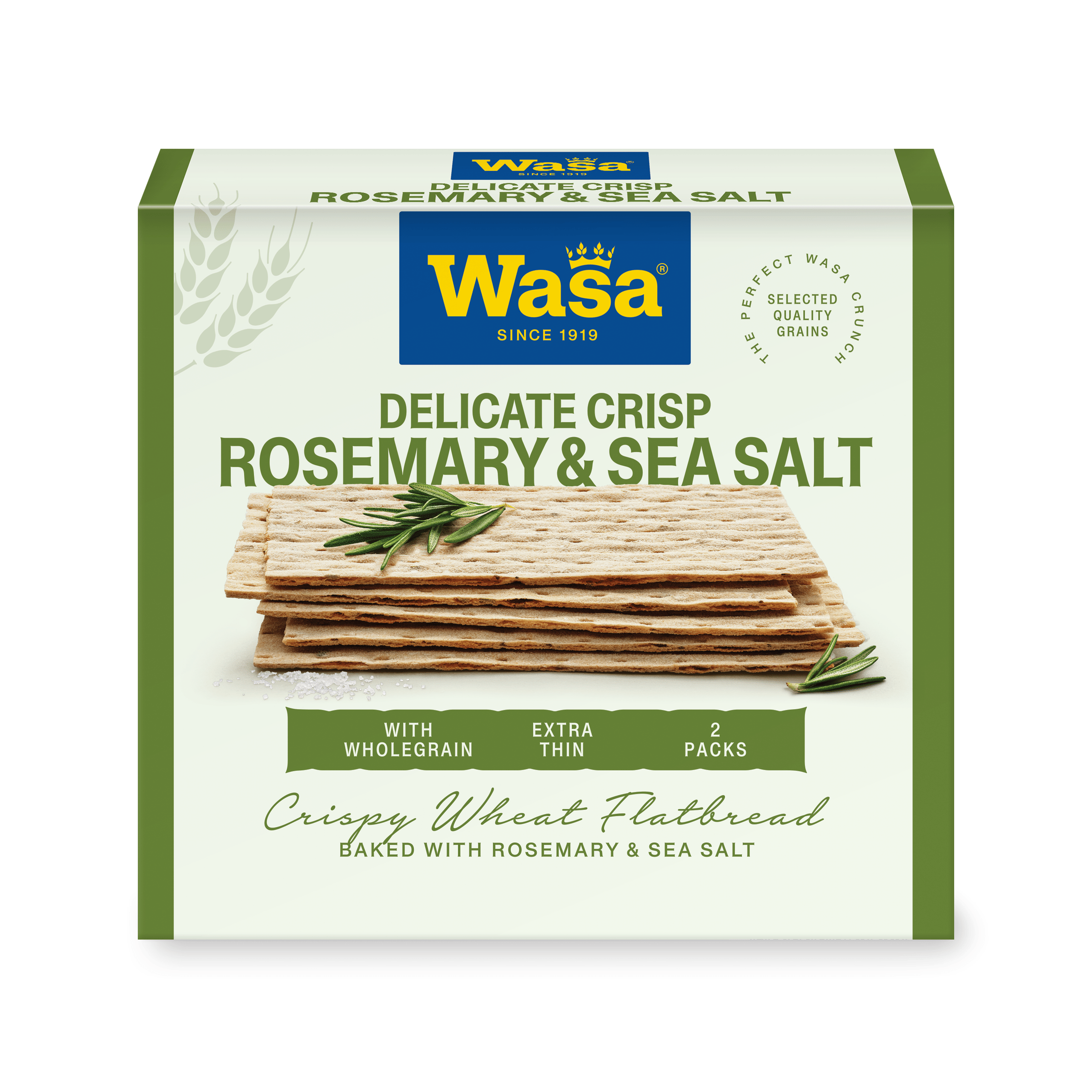 Wasa Delicate Crisp Rosemary & Sea Salt