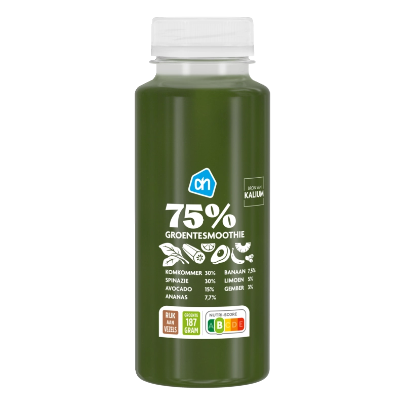AH 75% Groentesmoothie spinazie komkommer