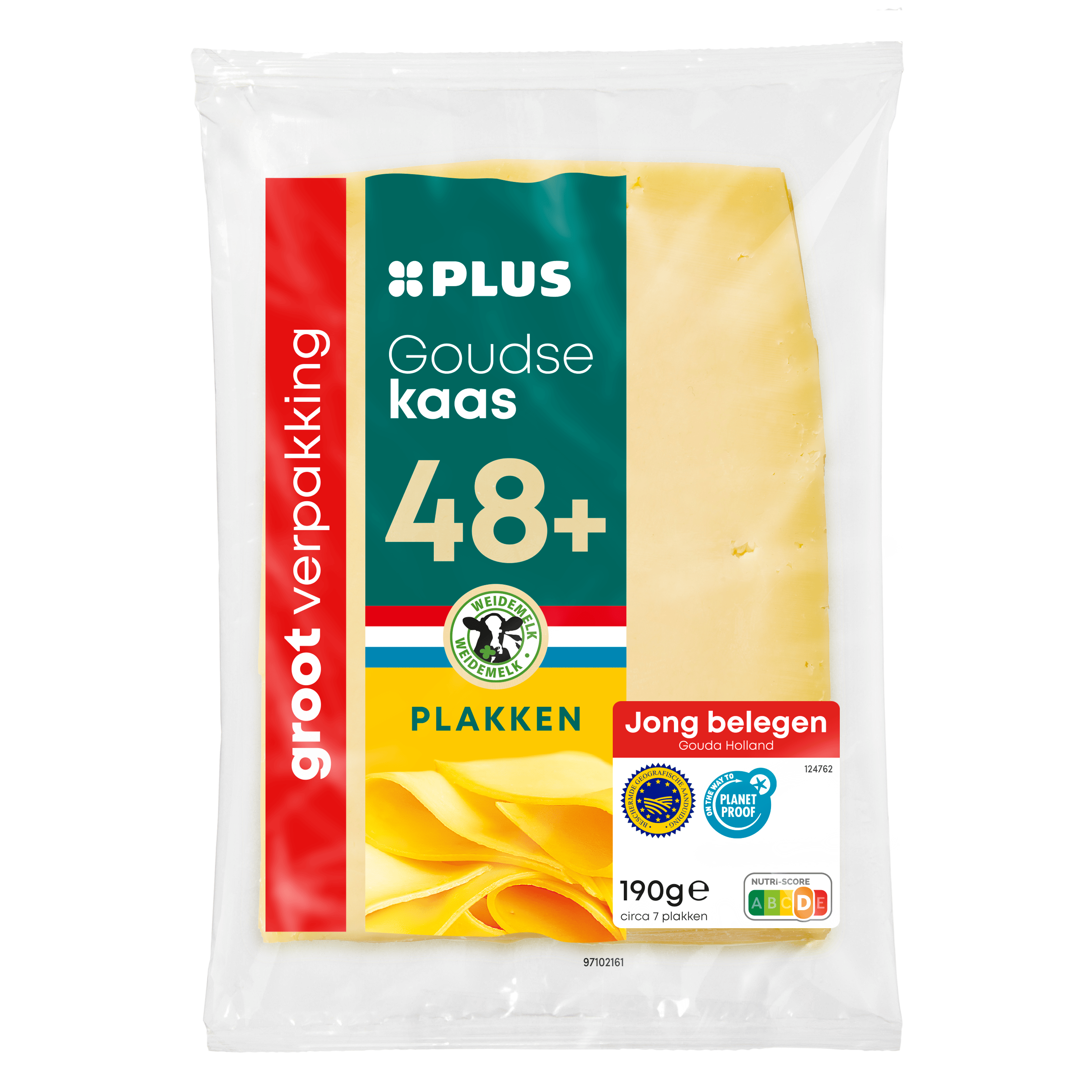 PLUS Goudse jong belegen 48+ plakken